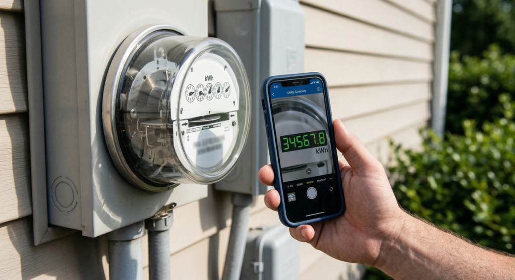 analog electricity meter